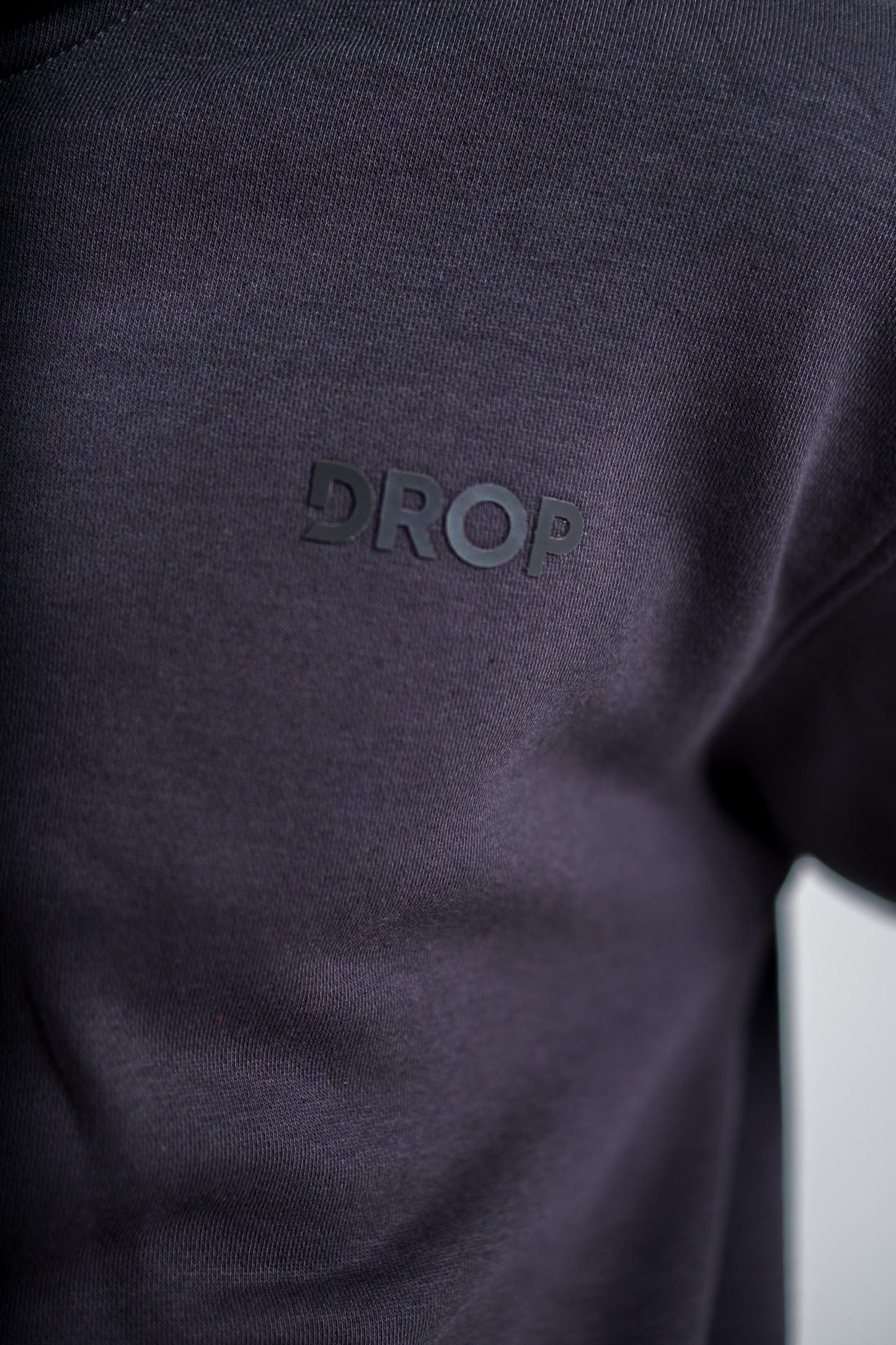 Charcoal Drop Hoodie
