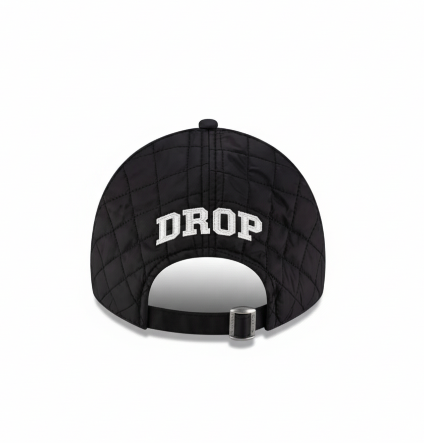 The Drop Polyester Black Cap