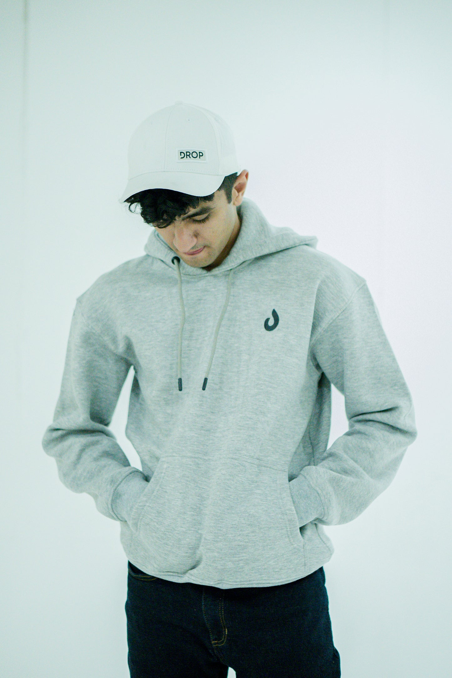 Heather grey Hoodie
