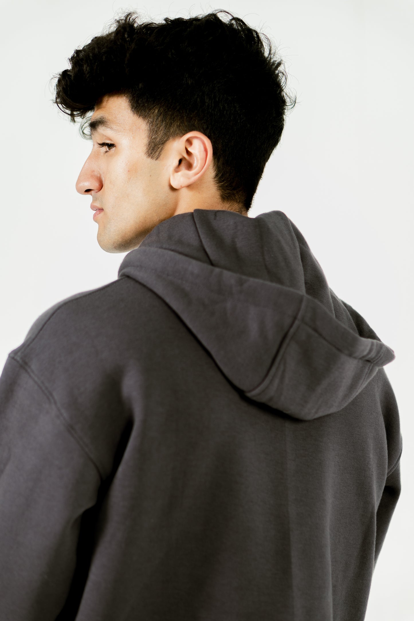 Charcoal Drop Hoodie