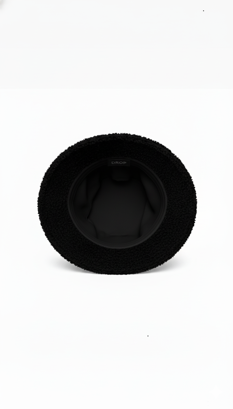 The Black Corduroy Bucket Hat