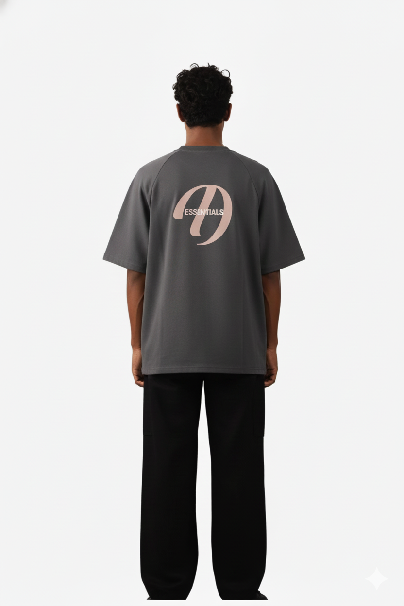 Essentials Grey Oversized Tee