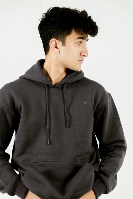 Charcoal Drop Hoodie