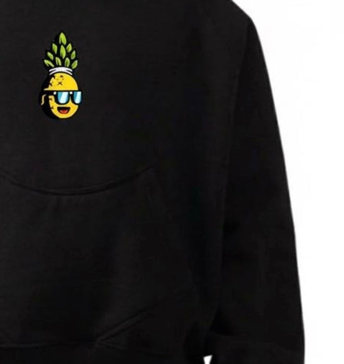 Pine Black Boxy Hoodie