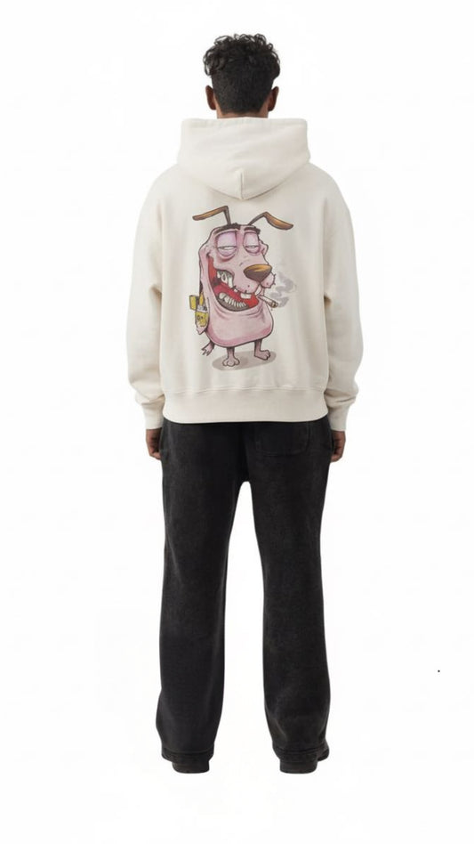 Beige Courage Hoodie