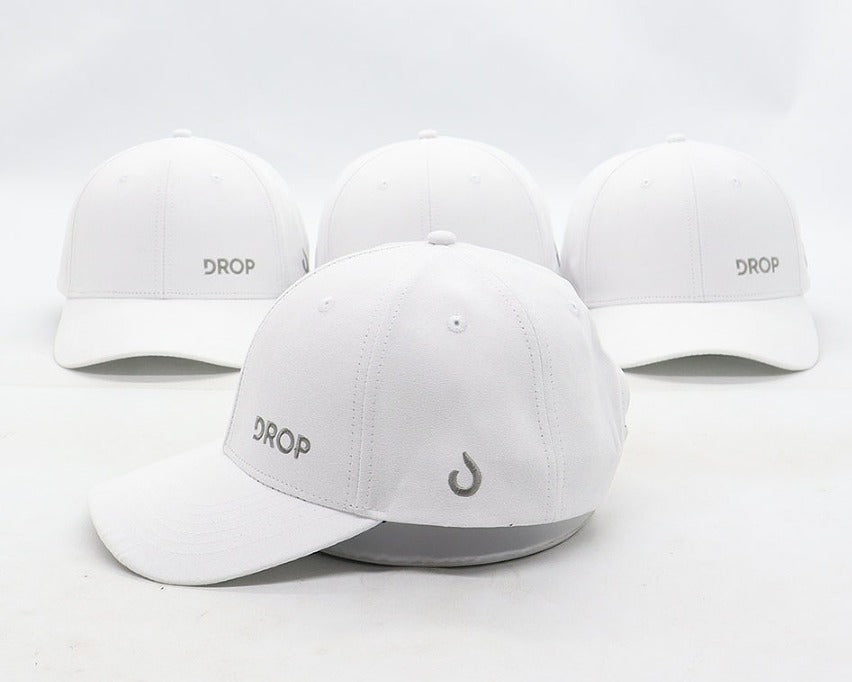 Suede White Cap